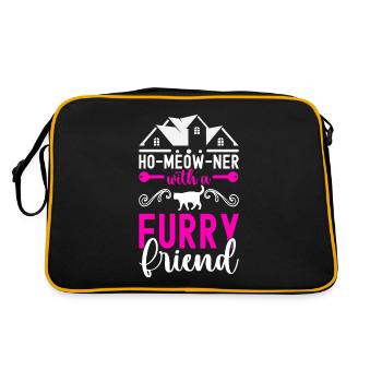 Pendaison de crémaillère des propriétaires - Sac Retro - noir/or - Dos