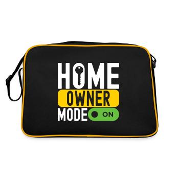 Pendaison de crémaillère des propriétaires - Sac Retro - noir/or - Dos