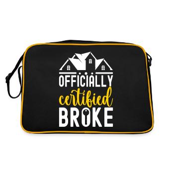 Pendaison de crémaillère des propriétaires - Sac Retro - noir/or - Dos