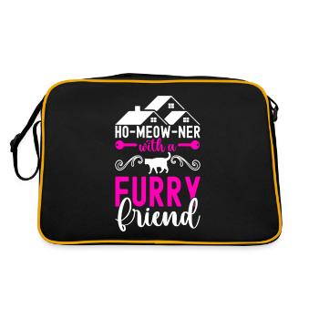 Pendaison de crémaillère des propriétaires - Sac Retro - noir/or - Dos