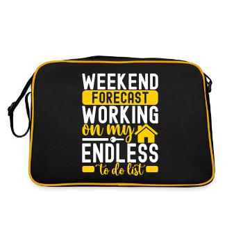 Pendaison de crémaillère des propriétaires - Sac Retro - noir/or - Dos