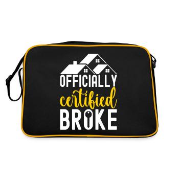 Pendaison de crémaillère des propriétaires - Sac Retro - noir/or - Dos