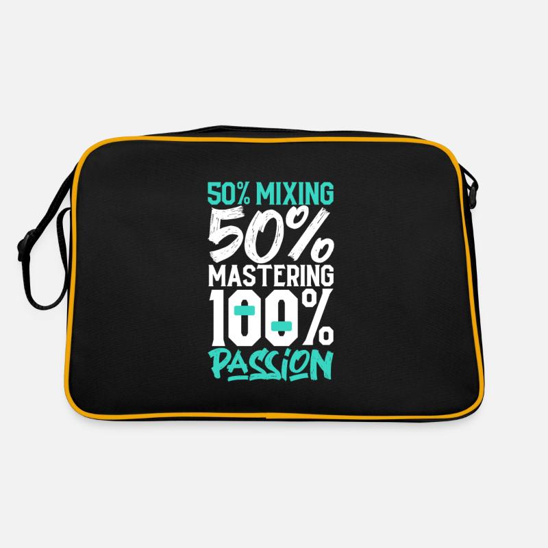 100 percent passion - sound engineer Retro Bag