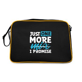 Just one more mix - Sound Engineer - Retro Bag - black/gold - Back