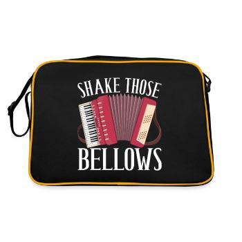 Accordéoniste Accordéoniste - Sac Retro - noir/or - Dos