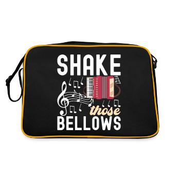 Accordéoniste Accordéoniste - Sac Retro - noir/or - Dos