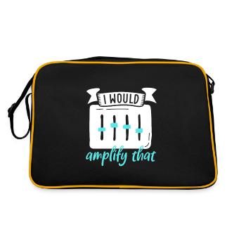 I would amplify this - sound engineer - Retro Bag - black/gold - Back