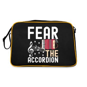 Accordéoniste Accordéoniste - Sac Retro - noir/or - Dos