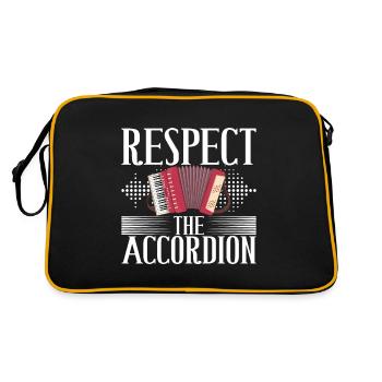 Accordéoniste Accordéoniste - Sac Retro - noir/or - Dos