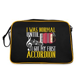Accordéoniste Accordéoniste - Sac Retro - noir/or - Dos