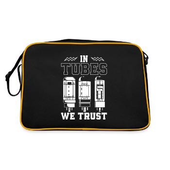 In tubes we trust - Vacuum tube - Retro Bag - black/gold - Back