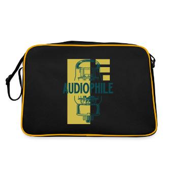 Audiophile - Vacuum Tube - Retro Bag - black/gold - Back