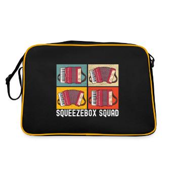 Accordéoniste Accordéoniste - Sac Retro - noir/or - Dos