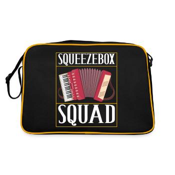 Accordéoniste Accordéoniste - Sac Retro - noir/or - Dos