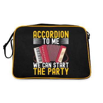 Accordéoniste Accordéoniste - Sac Retro - noir/or - Dos