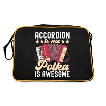 Accordéoniste Accordéoniste - Sac Retro - noir/or - Dos