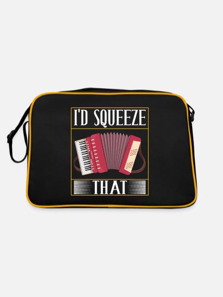 Accordéoniste Accordéoniste - Sac Retro - noir/or - Dos