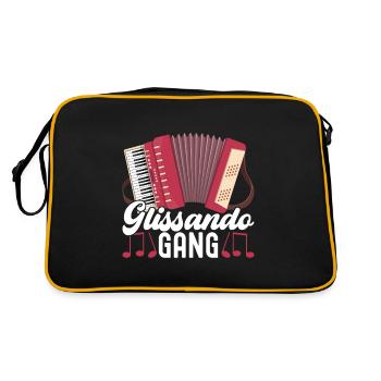 Accordéoniste Accordéoniste - Sac Retro - noir/or - Dos