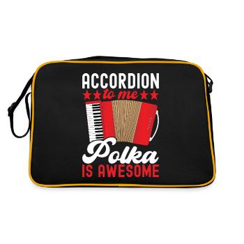 Accordéoniste Accordéoniste - Sac Retro - noir/or - Dos