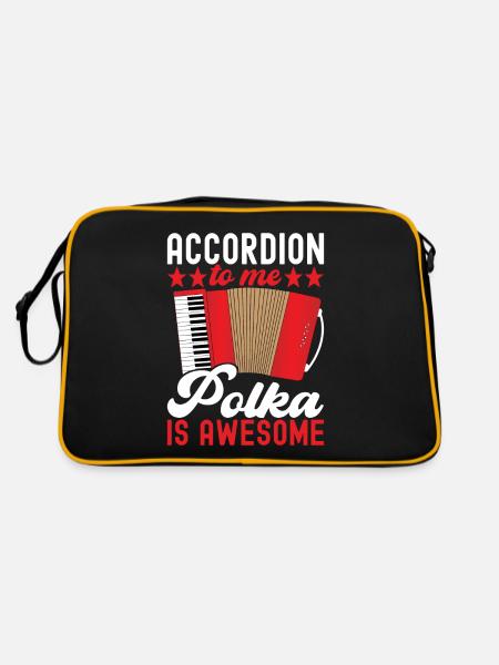 Accordéoniste Accordéoniste - Sac Retro - noir/or - Dos