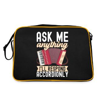 Accordéoniste Accordéoniste - Sac Retro - noir/or - Dos