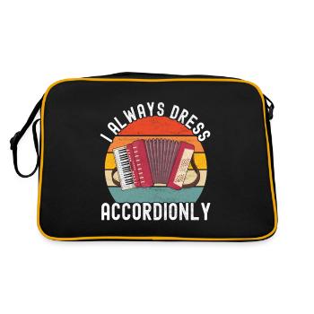 Accordéoniste Accordéoniste - Sac Retro - noir/or - Dos