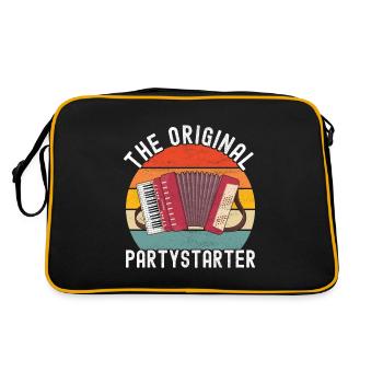 Accordéoniste Accordéoniste - Sac Retro - noir/or - Dos