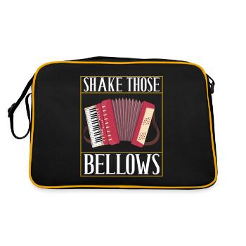 Accordéoniste Accordéoniste - Sac Retro - noir/or - Dos