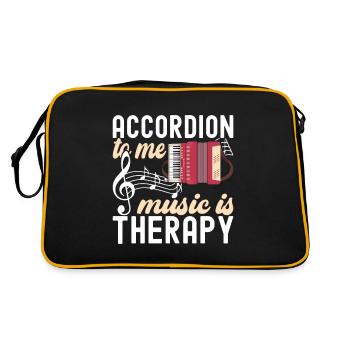 Accordéoniste Accordéoniste - Sac Retro - noir/or - Dos