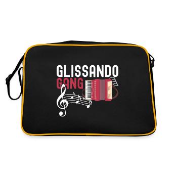 Accordéoniste Accordéoniste - Sac Retro - noir/or - Dos