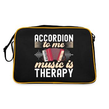 Accordéoniste Accordéoniste - Sac Retro - noir/or - Dos
