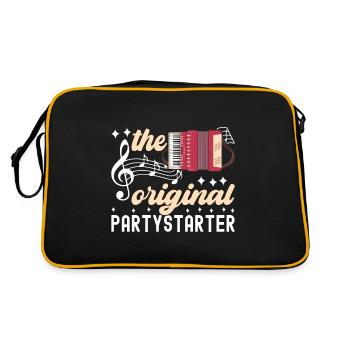 Accordéoniste Accordéoniste - Sac Retro - noir/or - Dos