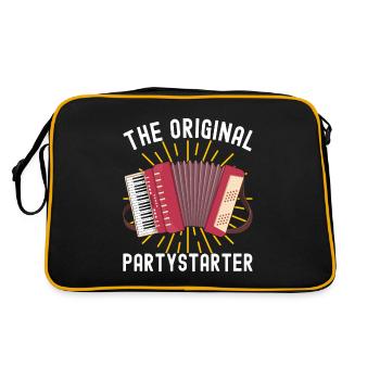 Accordéoniste Accordéoniste - Sac Retro - noir/or - Dos