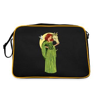 God of Celtic Mythology - Rhiannon - Retro Bag - black/gold - Back