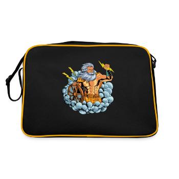Dieu de la mythologie celtique - Taranis - Sac Retro - noir/or - Dos