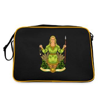 Dieu de la mythologie celtique - Lugh - Sac Retro - noir/or - Dos