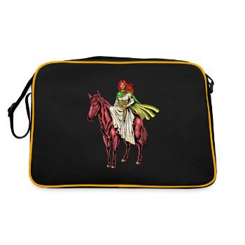 Dieu de la mythologie celtique - Epona - Sac Retro - noir/or - Dos