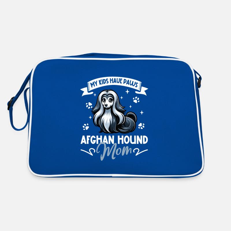 Afghan Greyhound Mom Retro Bag