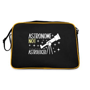 Astronomie astronome - Sac Retro - noir/or - Dos