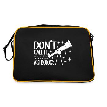 Astronomie astronome - Sac Retro - noir/or - Dos