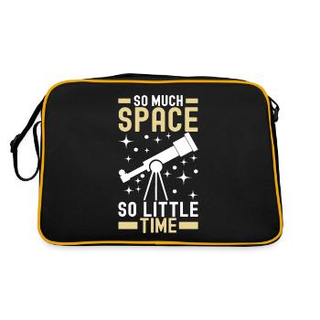 Astronomie astronome - Sac Retro - noir/or - Dos