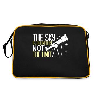 Astronomie astronome - Sac Retro - noir/or - Dos