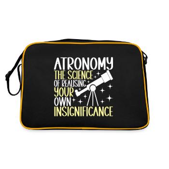 Astronomie astronome - Sac Retro - noir/or - Dos