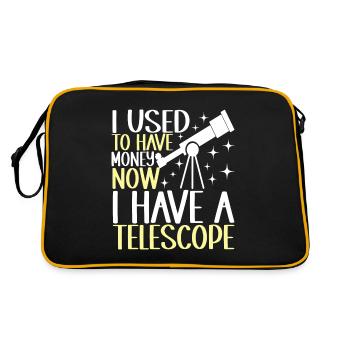 Astronomie astronome - Sac Retro - noir/or - Dos