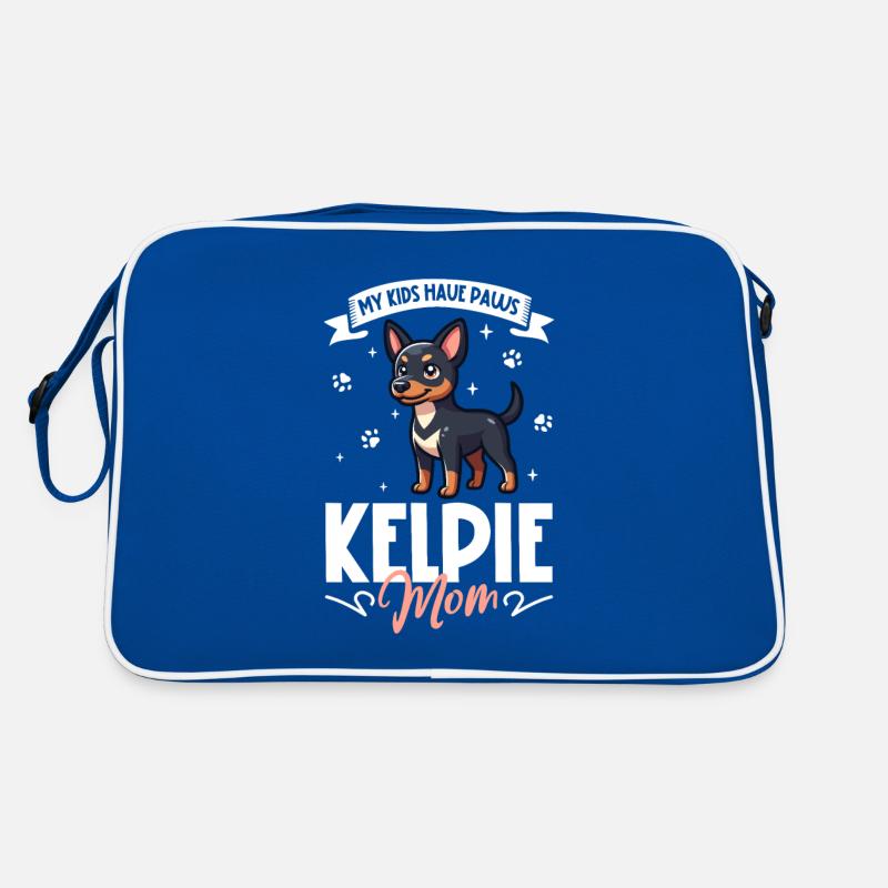Australian Kelpie Mama Retro Tasche