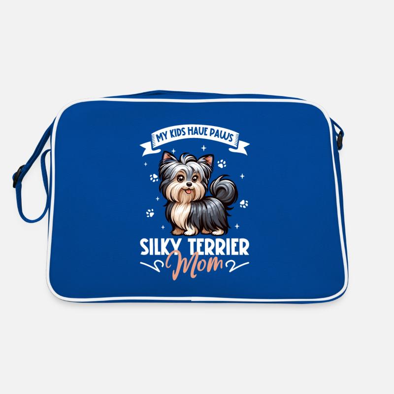 Australian Silky Terrier Mom Retro Bag