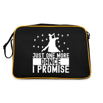Ballsaal Tanz Ballsaaltänzer Gesellschaftstänzer - Retro Tasche - Schwarz/Gold - Hinten