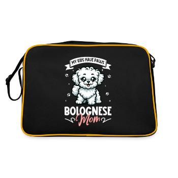 Maman bolognaise - Sac Retro - noir/or - Dos