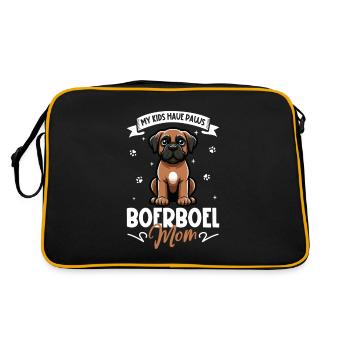 Maman Boerboel - Sac Retro - noir/or - Dos