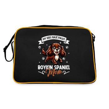 Maman épagneul Boykin - Sac Retro - noir/or - Dos